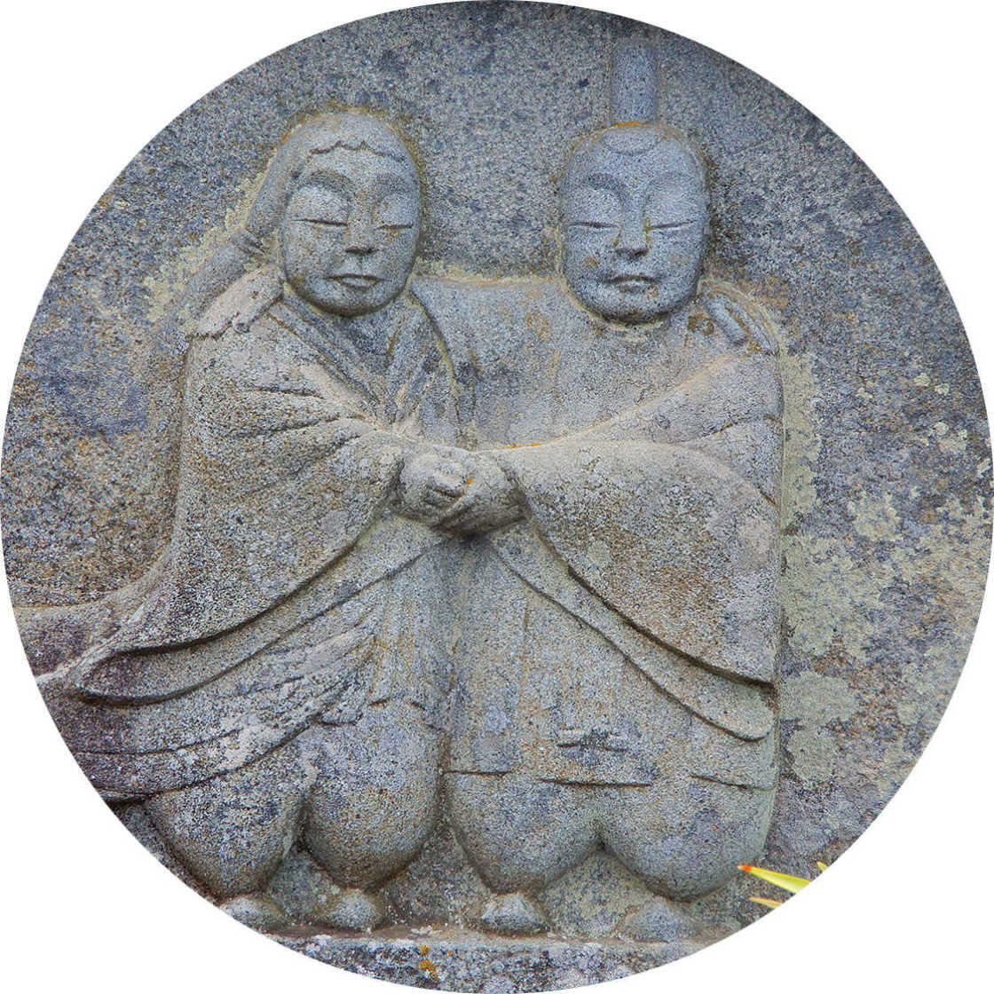 山形村道祖神_つつましき女神