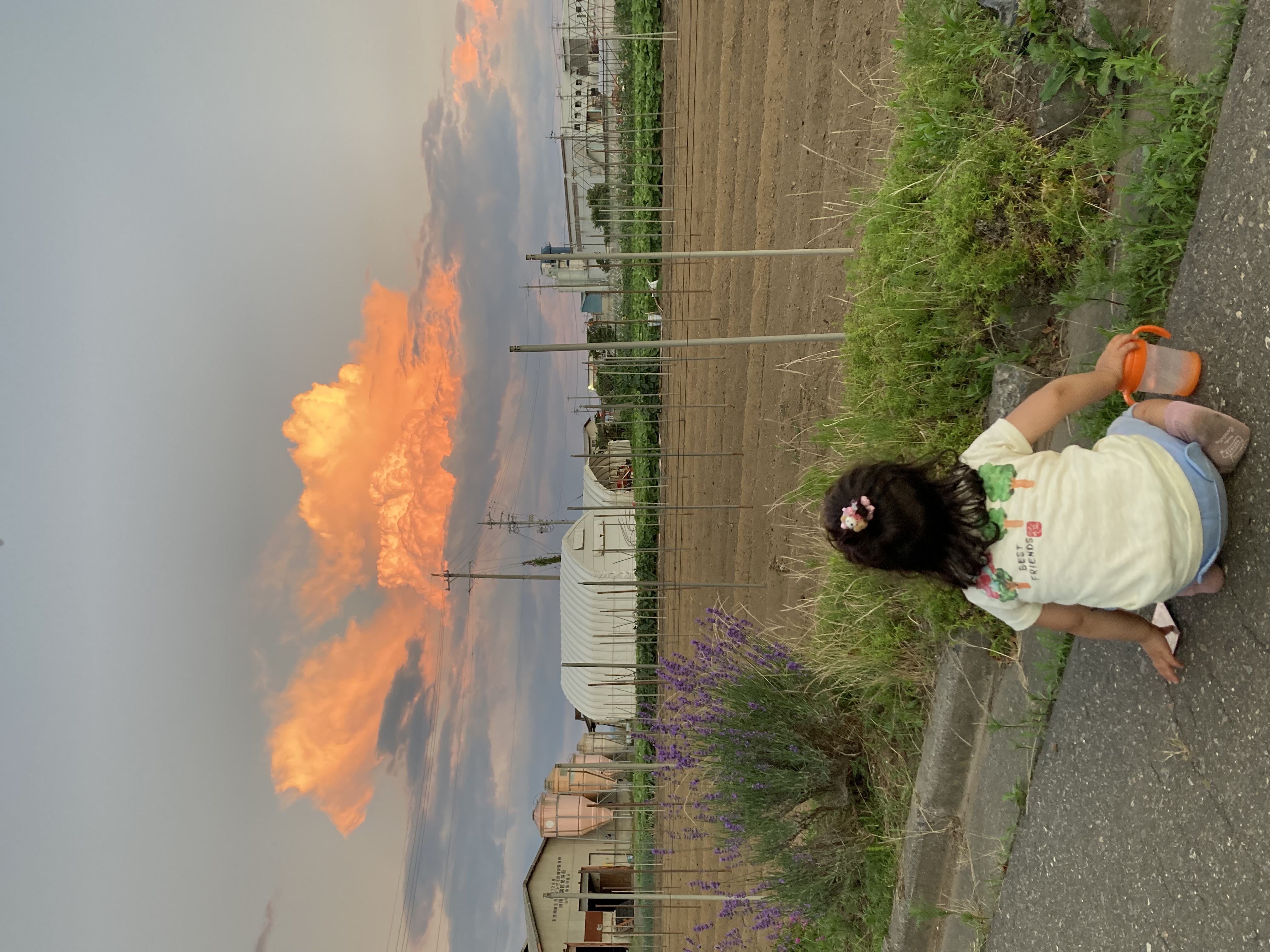 夕方の雲 長野県山形村 夕方の雲 長野県山形村