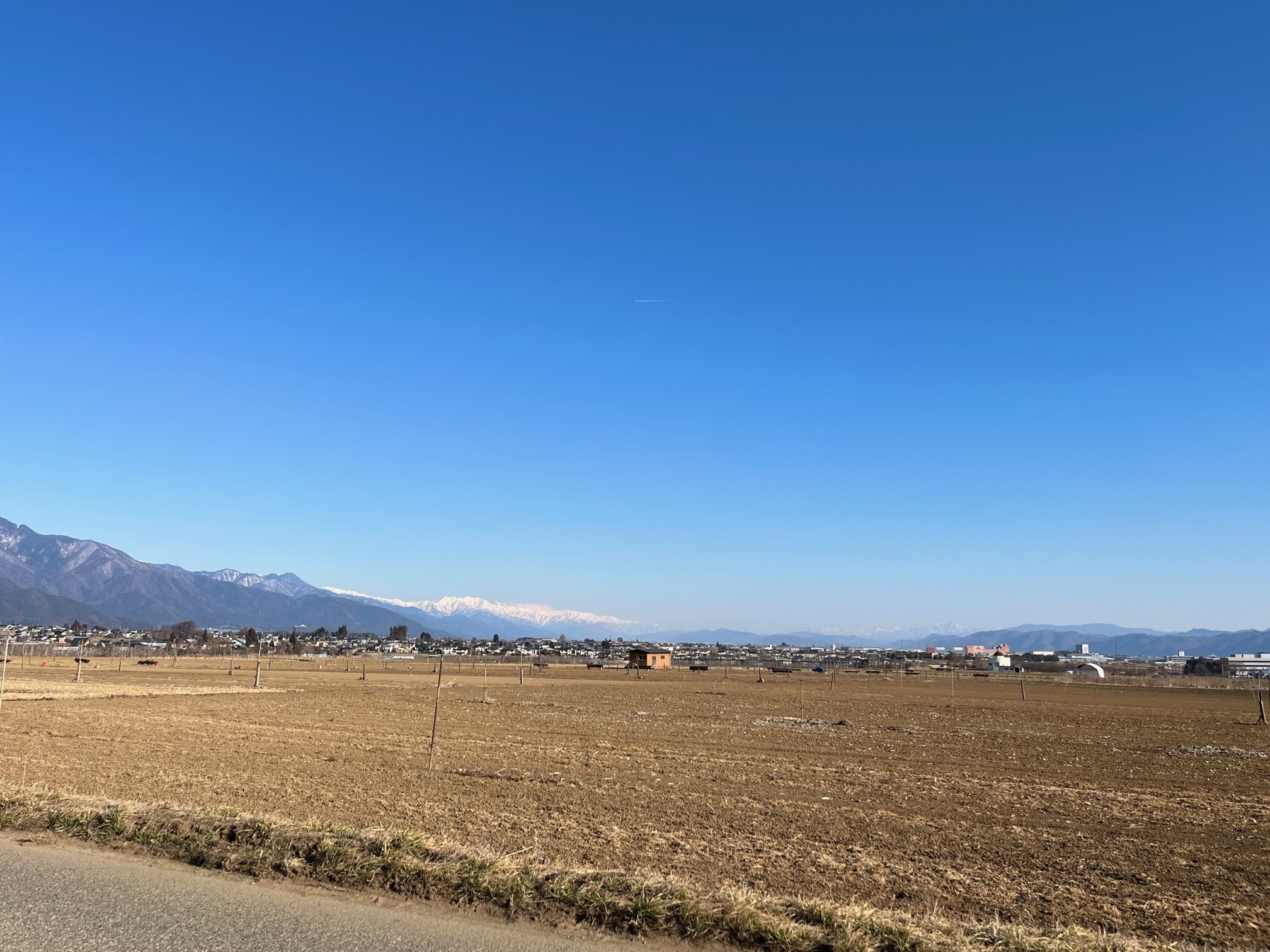 北アルプス 長野県山形村