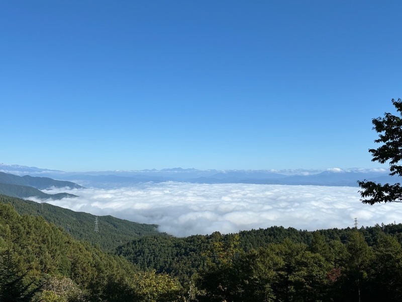 秋晴れの雲海